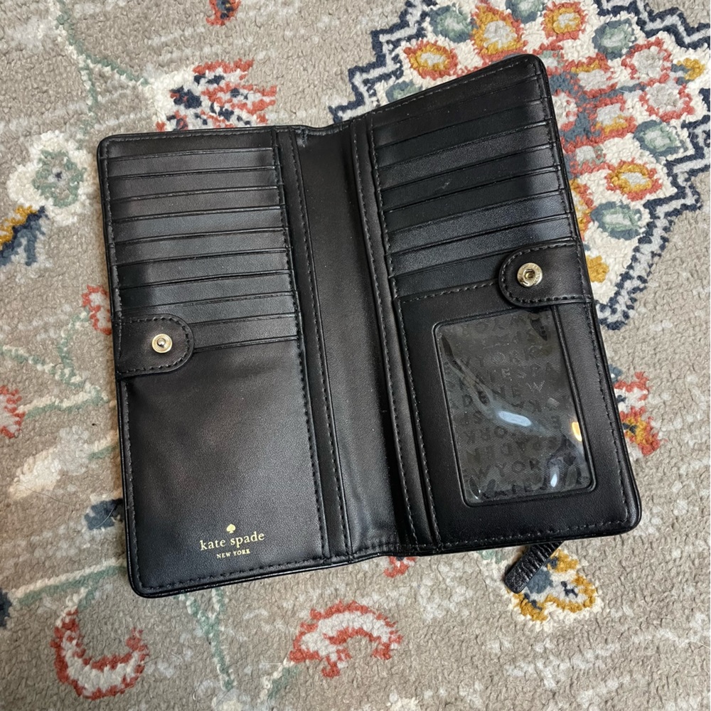 Kate Spade Large Slim Bifold Leather Wallet - Picture 5 of 6